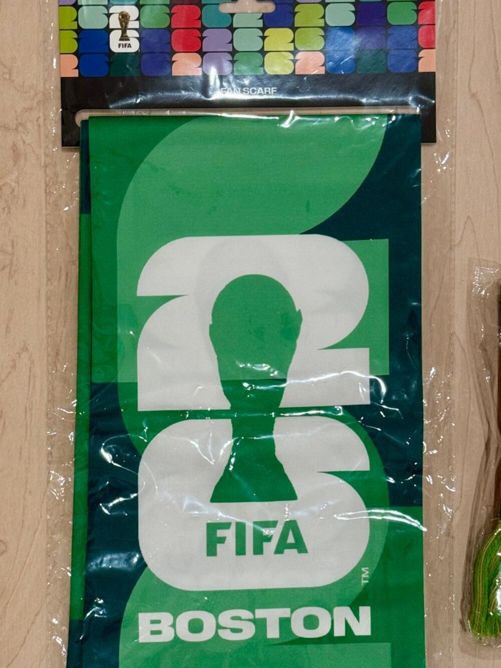 2026 FIFA WORLD CUP Boston Host City Scarf SOCCER Football NWT